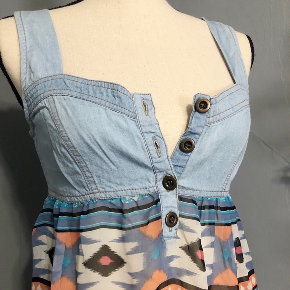 DOLLED UP by F.A.N.G. Aztec Tank Blouse - Picture 4 of 5